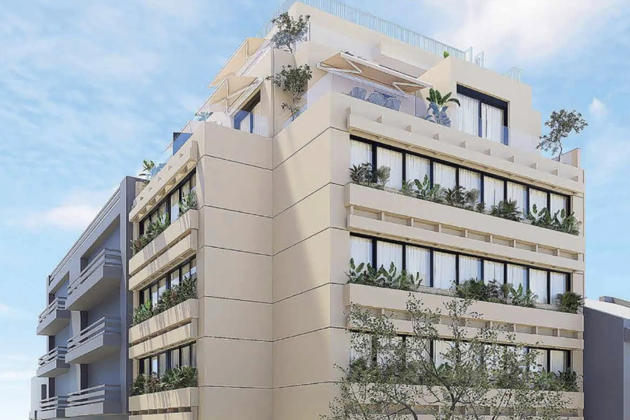 Стильные апартаменты в оживленном районе Афин